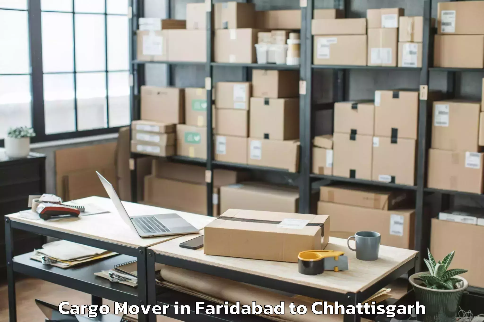 Faridabad to Nagri Cargo Mover Booking